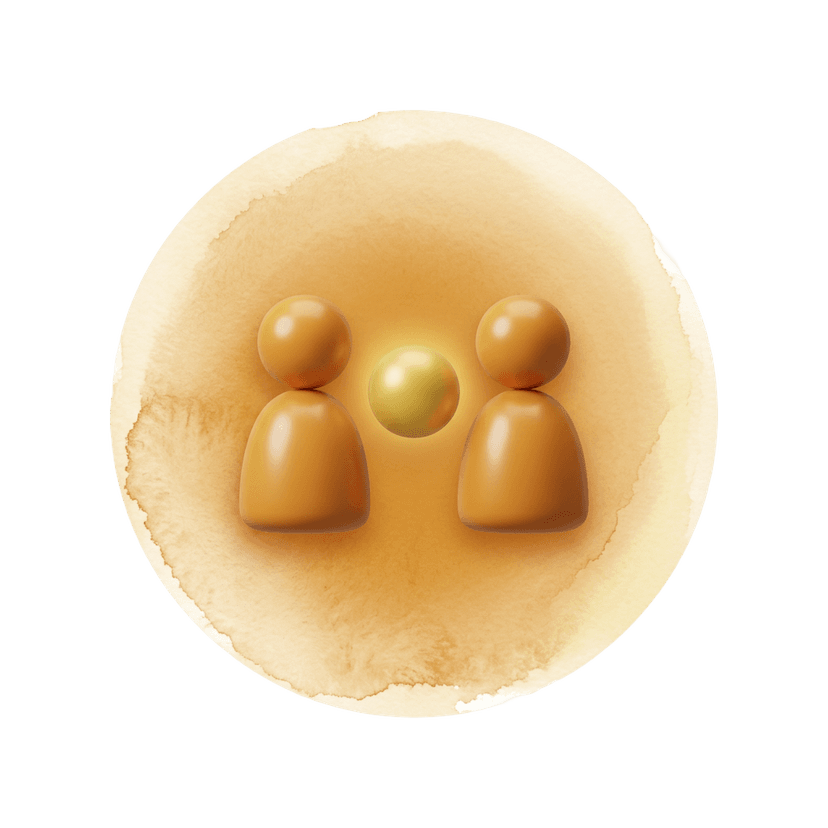 You’re actually present with people